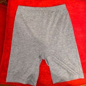 SHEIN gray biker shorts